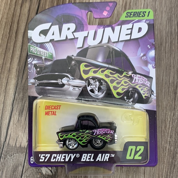 Car Tuned 57 Chevy Bel Air MGA CarTuned Chevrolet Series 1 Big Time Hustler MGA - Picture 5 of 5